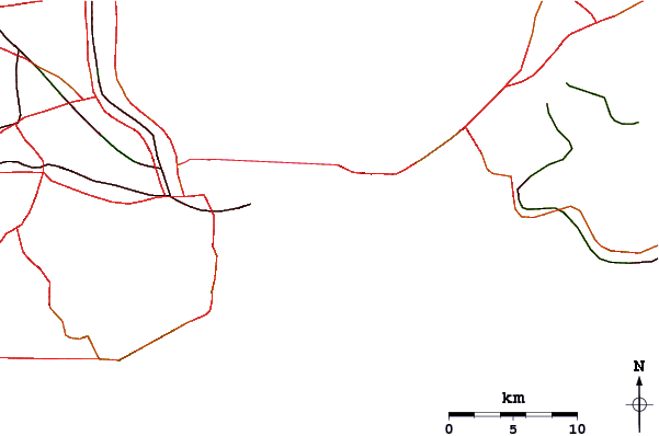 Routes et rivières à proximité Lage
