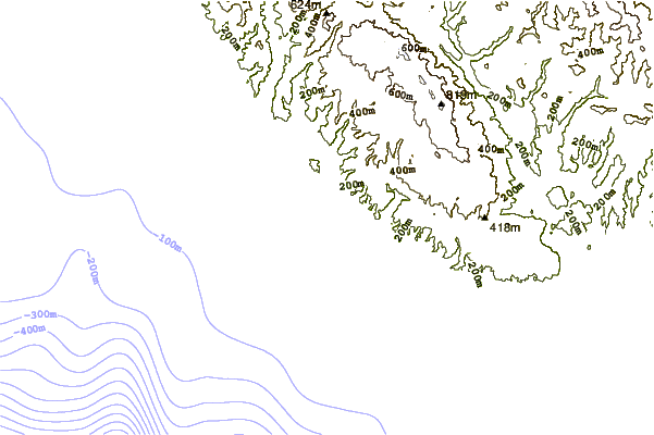 Littoral autour Laguna Creek