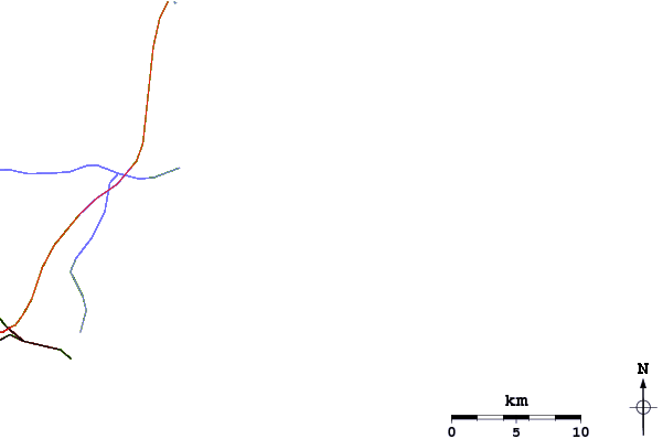 Routes et rivières à proximité Laje Rasa