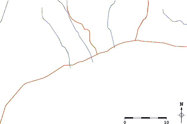 Routes et rivières à proximité Largos