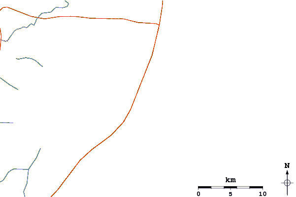 Routes et rivières à proximité Las Achiras