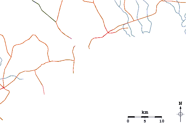 Routes et rivières à proximité Las Bovedas