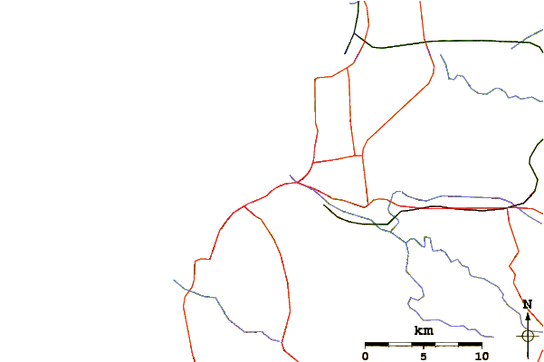 Routes et rivières à proximité Las Salinas