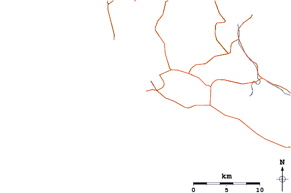 Routes et rivières à proximité Lassi or Makris Gialos