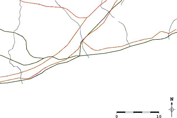 Routes et rivières à proximité Latigo