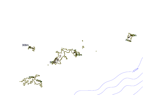Littoral autour Rogues Bay - Lava Flows