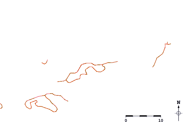 Routes et rivières à proximité Rogues Bay - Lava Flows