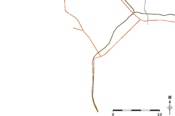 Routes et rivières à proximité Le Fozo