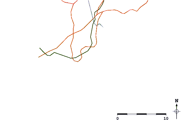 Routes et rivières à proximité Le Goudoul