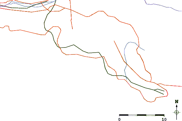 Routes et rivières à proximité Le Liouquet