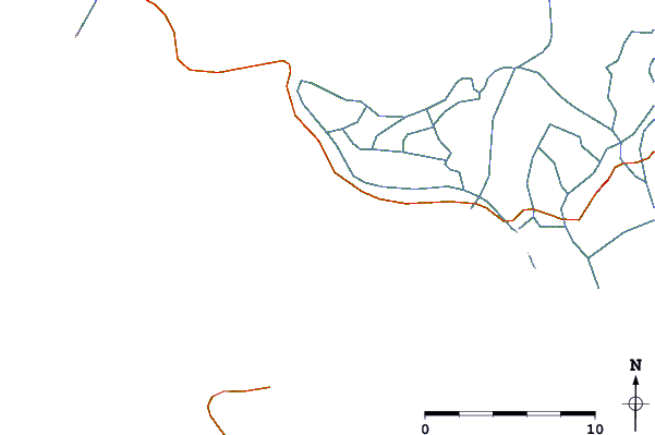 Routes et rivières à proximité Le Phare du Groin du Cou