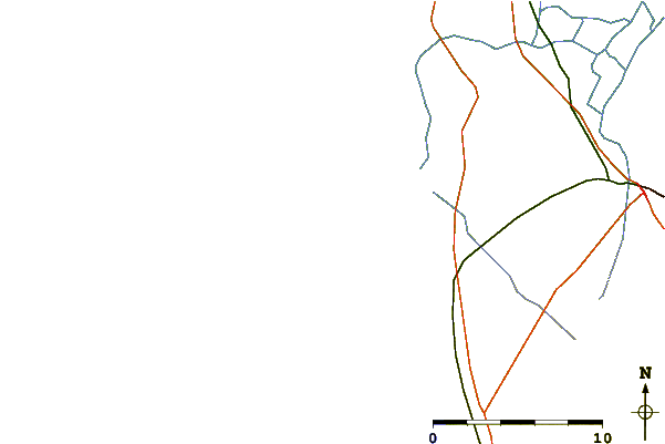 Routes et rivières à proximité Le Pin Sec