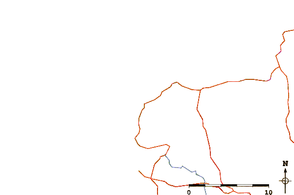 Routes et rivières à proximité Le Triangle