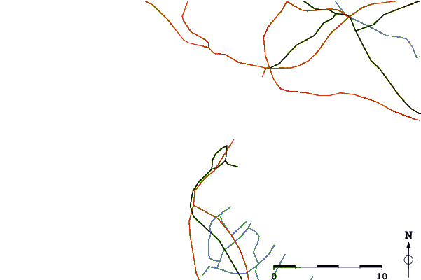 Routes et rivières à proximité Le Verdon