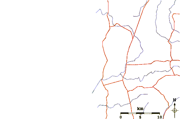 Routes et rivières à proximité Lefthanders