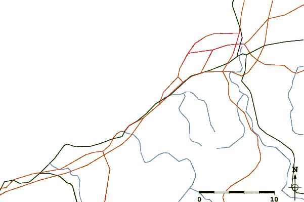 Routes et rivières à proximité Guethary - Les Alcyons/Avalanche