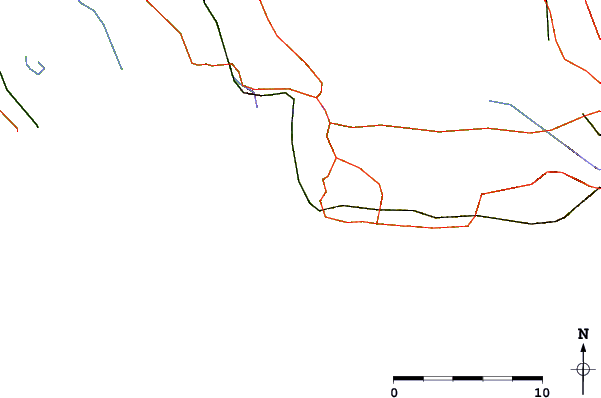 Routes et rivières à proximité Les Laurons