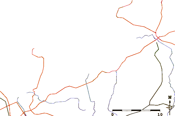 Routes et rivières à proximité La Plate