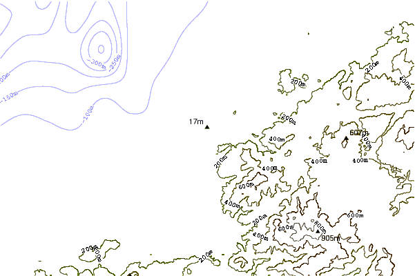 Littoral autour Li putzi