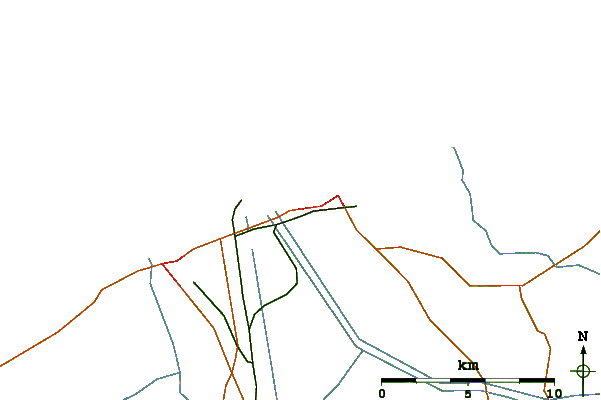 Routes et rivières à proximité Li l J Bay