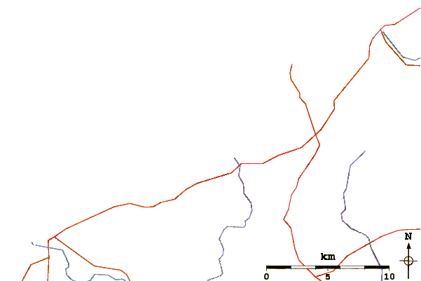 Routes et rivières à proximité Llangrannog