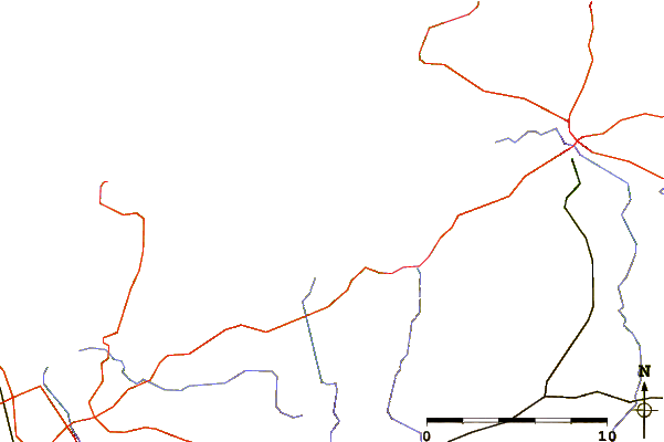 Routes et rivières à proximité Locquirec