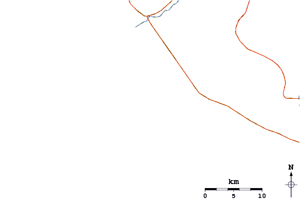 Routes et rivières à proximité Lolas Left