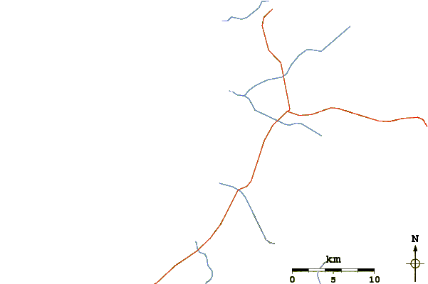 Routes et rivières à proximité Lolas