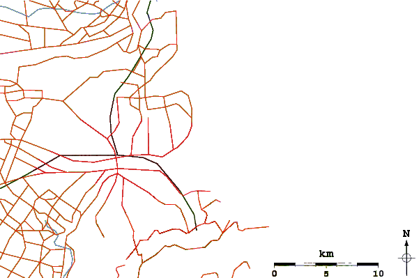 Routes et rivières à proximité Lone Pine Brighton