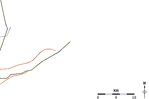 Routes et rivières à proximité Long Beach