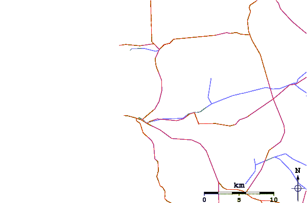 Routes et rivières à proximité Long Beach