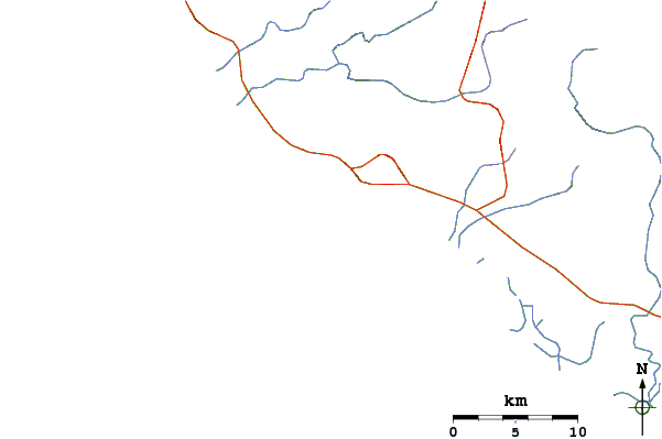 Routes et rivières à proximité Los Gatos