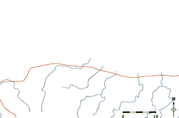 Routes et rivières à proximité Los Naranjos