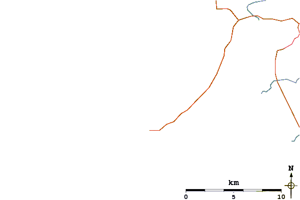 Routes et rivières à proximité Lossit Bay (Islay)