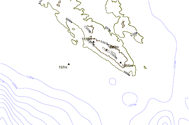 Littoral autour Lourdata or Lourdas Beach