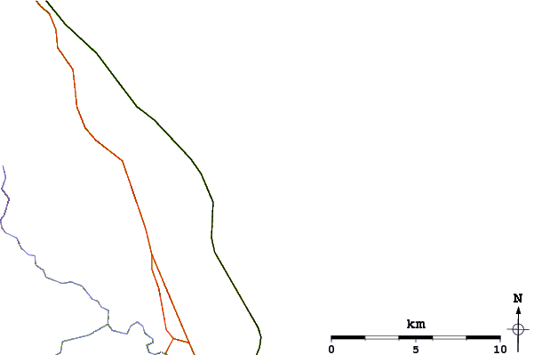 Routes et rivières à proximité Low Newton