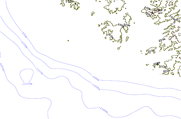 Littoral autour Lulus Bend
