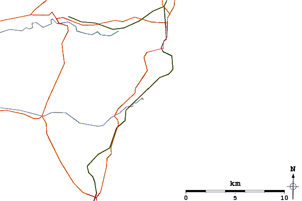 Routes et rivières à proximité Lunan Bay