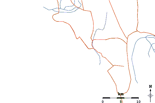 Routes et rivières à proximité Lygia reef