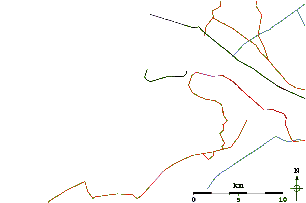 Routes et rivières à proximité Maasvlakte