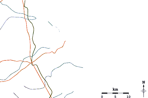 Routes et rivières à proximité Madeiro