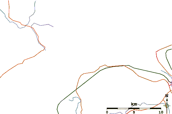 Routes et rivières à proximité Magillian Point