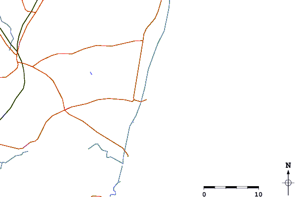Routes et rivières à proximité Mahabalipuram (Shore Temple)