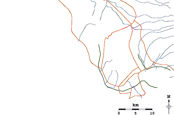 Routes et rivières à proximité Maili Cloudbreak