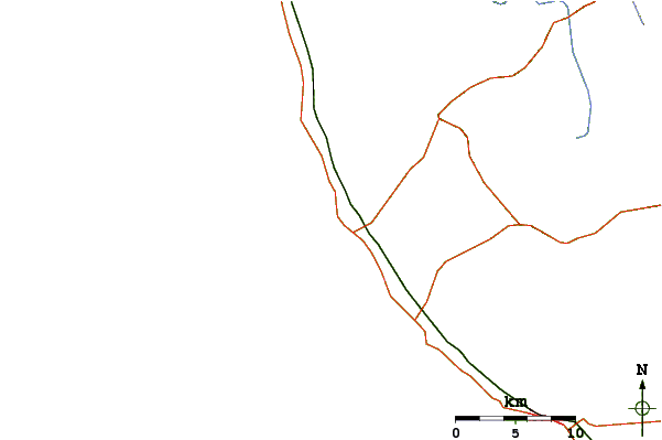 Routes et rivières à proximité Main Reef (Hikkaduwa)