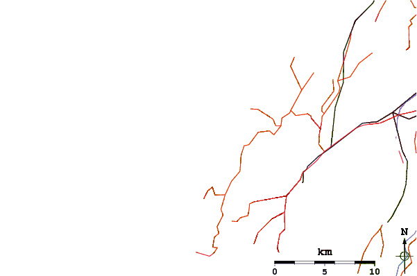Routes et rivières à proximité Makara