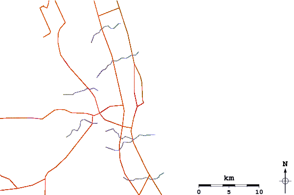 Routes et rivières à proximité Mangaf