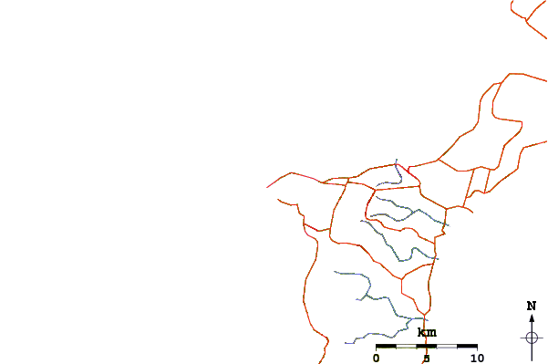 Routes et rivières à proximité Mangandas