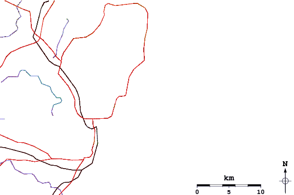 Routes et rivières à proximité Manly-South Steyne