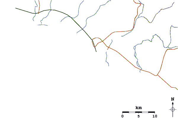 Routes et rivières à proximité Manuel Antonio